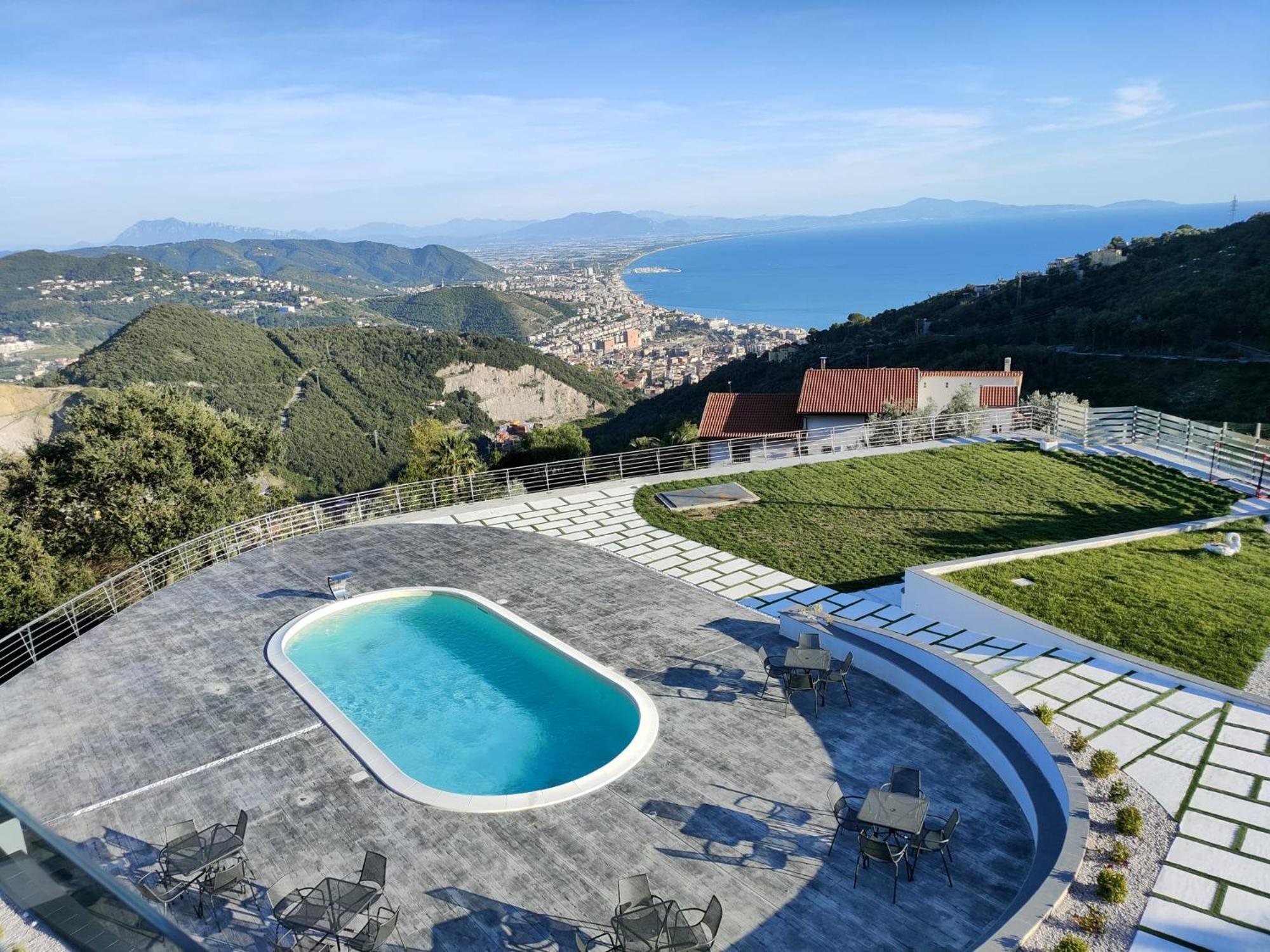 Tenuta Croce Appartamento Karol-Piscina-Vista Mare Salernes Extérieur photo